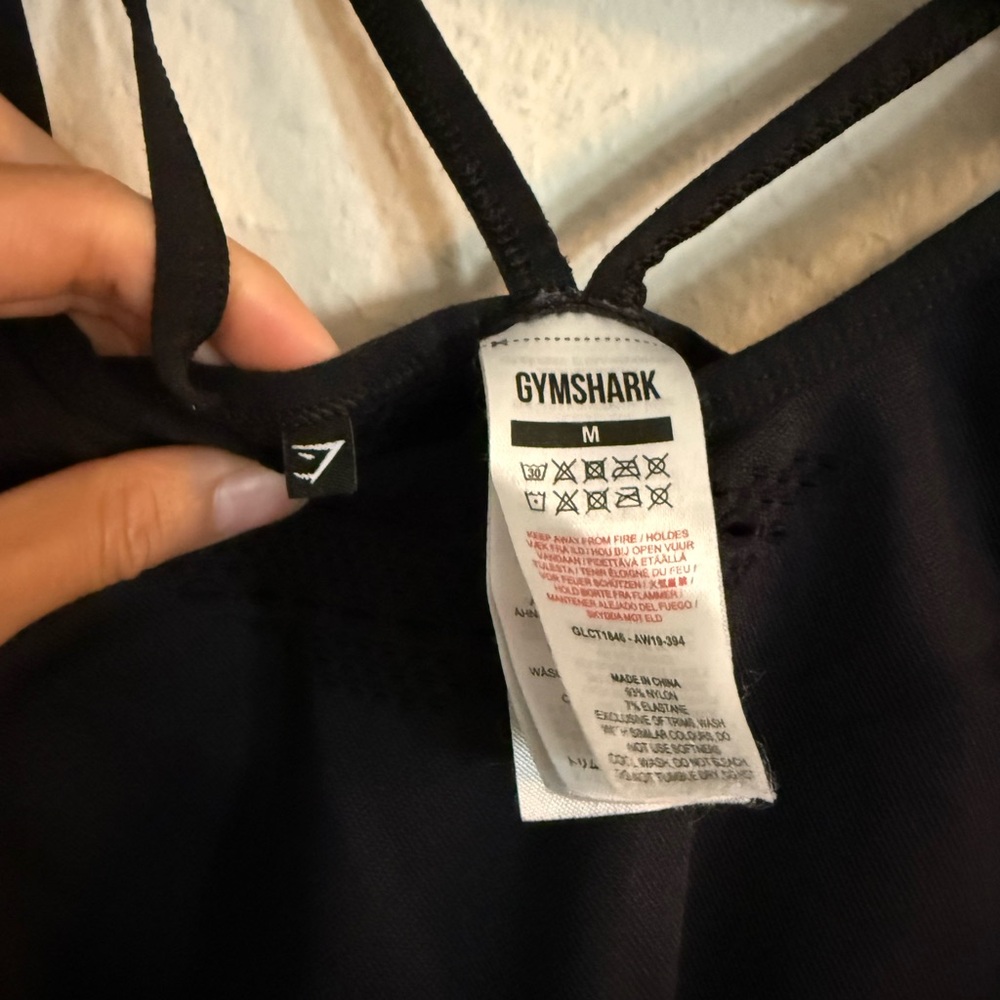 GYMSHARK Energy Seamless Crop Top Black - Picture 8 of 8